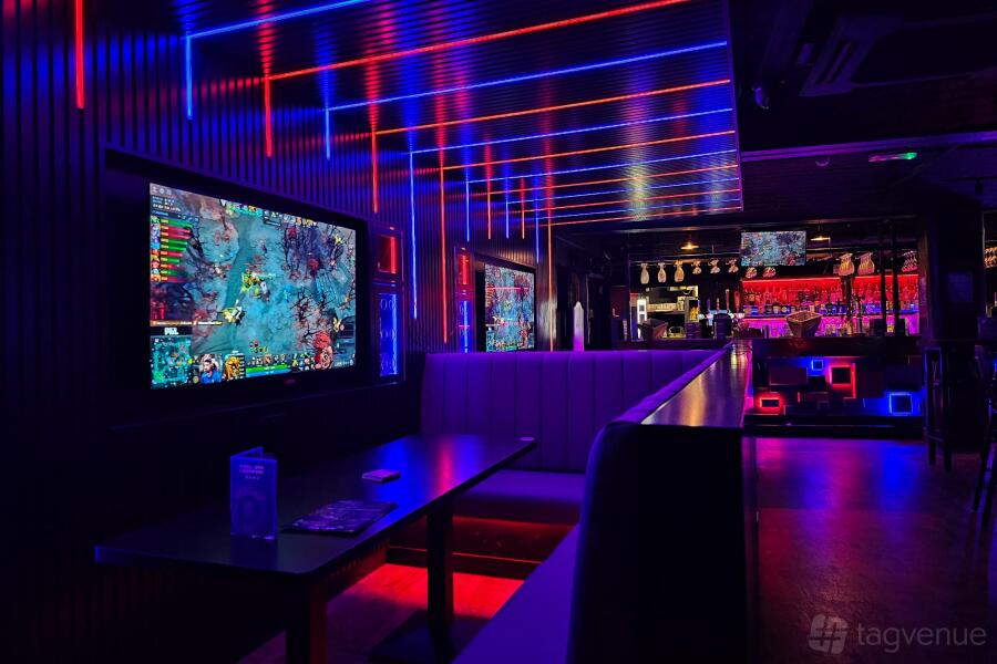 Basement Bar & Gaming Booths at Pixel Bar Liverpool in Ropewalks, Liverpool