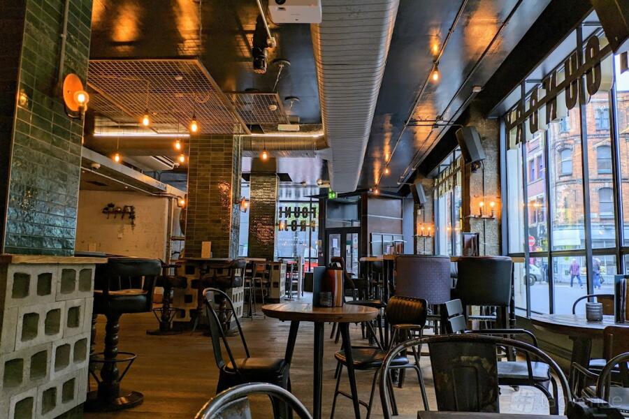 Restaurant at Foundry Project in Northern Quarter, Manchester