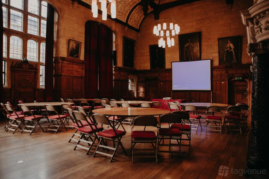 The Assembly Room at Oxford Town Hall in Oxford City Centre