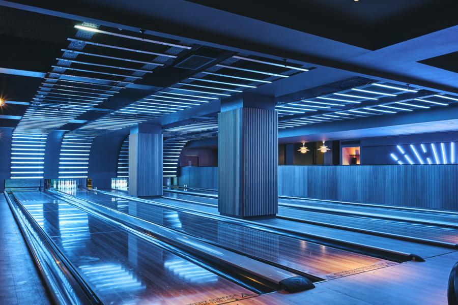 Four Lane Bowling Alley at VEGA in Glasgow City Centre